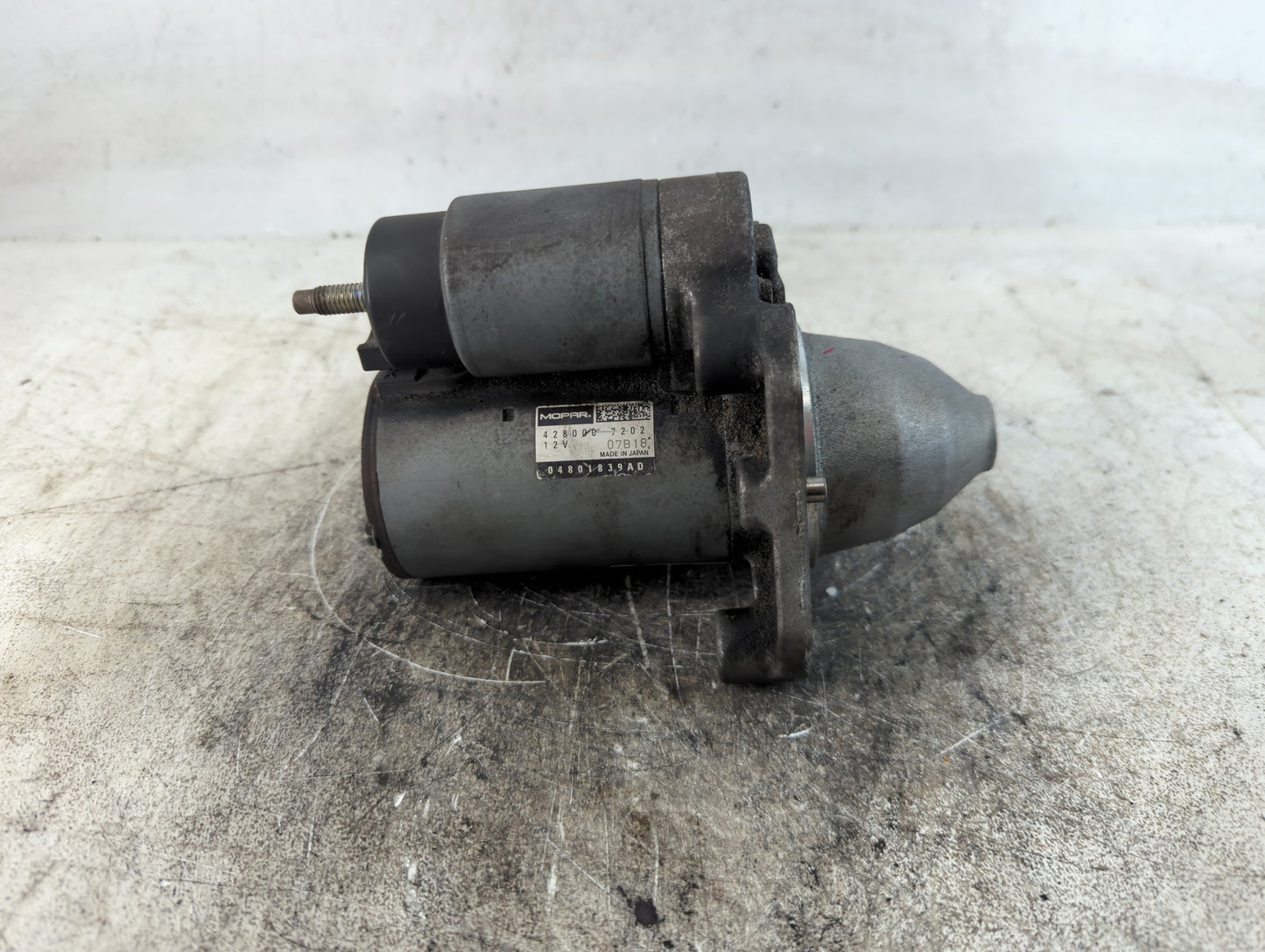 2019 Dodge Caravan Car Starter Motor Solenoid OEM P/N:04801839AD 428000-7202 Fits OEM Used Auto Parts - Oemusedautoparts1.co