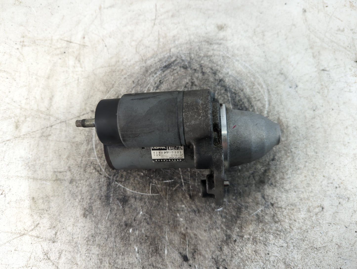 2019 Dodge Caravan Car Starter Motor Solenoid OEM P/N:04801839AD 428000-7202 Fits OEM Used Auto Parts - Oemusedautoparts1.co