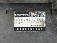 2019 Dodge Caravan Car Starter Motor Solenoid OEM P/N:04801839AD 428000-7202 Fits OEM Used Auto Parts - Oemusedautoparts1.co