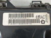 2019 Dodge Challenger Fusebox Fuse Box Panel Relay Module P/N:P68384600AC Fits OEM Used Auto Parts - Oemusedautoparts1.com