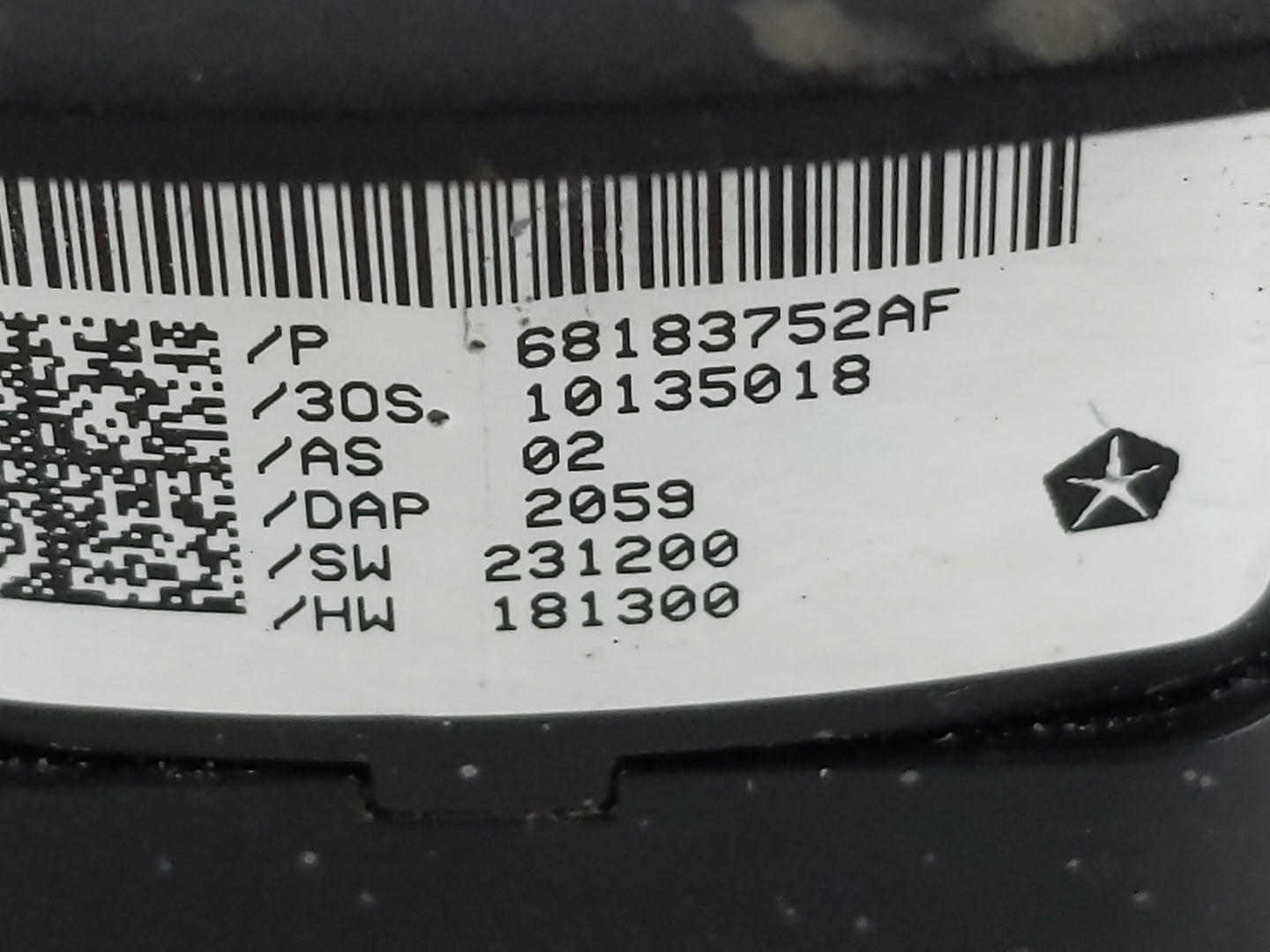 2015-2022 Dodge Challenger Master Power Window Switch Replacement Driver Side Left P/N:68183752AF Fits OEM Used Auto Parts -