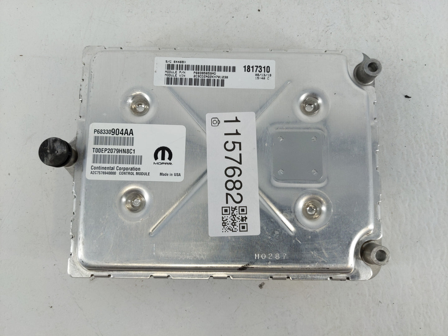 2018-2019 Dodge Challenger PCM Engine Control Computer ECU ECM PCU OEM P/N:P68330904AA P68353048AC Fits Fits 2018 2019 OEM U