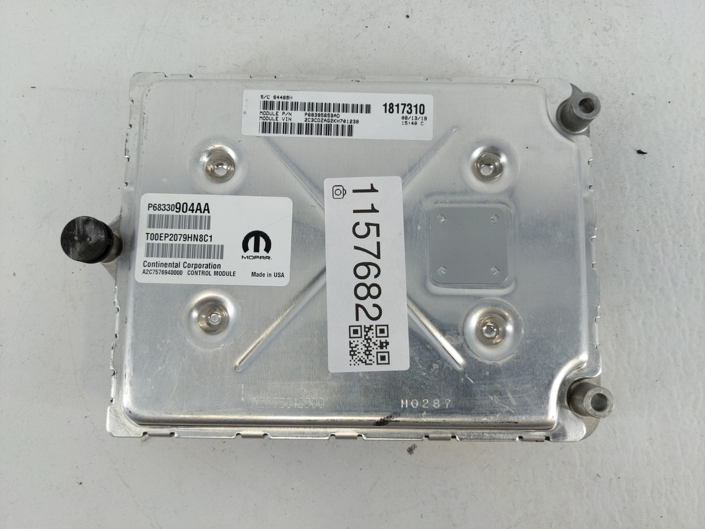 2018-2019 Dodge Challenger PCM Engine Control Computer ECU ECM PCU OEM P/N:P68330904AA P68353048AC Fits Fits 2018 2019 OEM U