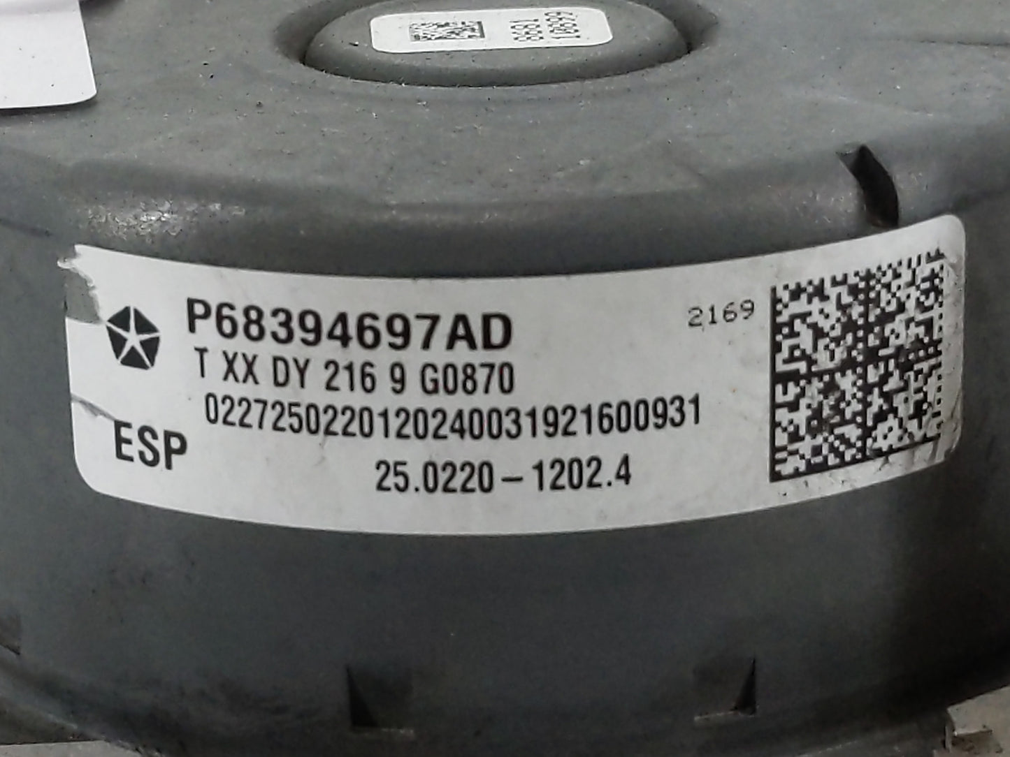 2018-2022 Dodge Challenger ABS Pump Control Module Replacement P/N:13434670 P68394697AD Fits Fits 2018 2019 2020 2021 2022 O