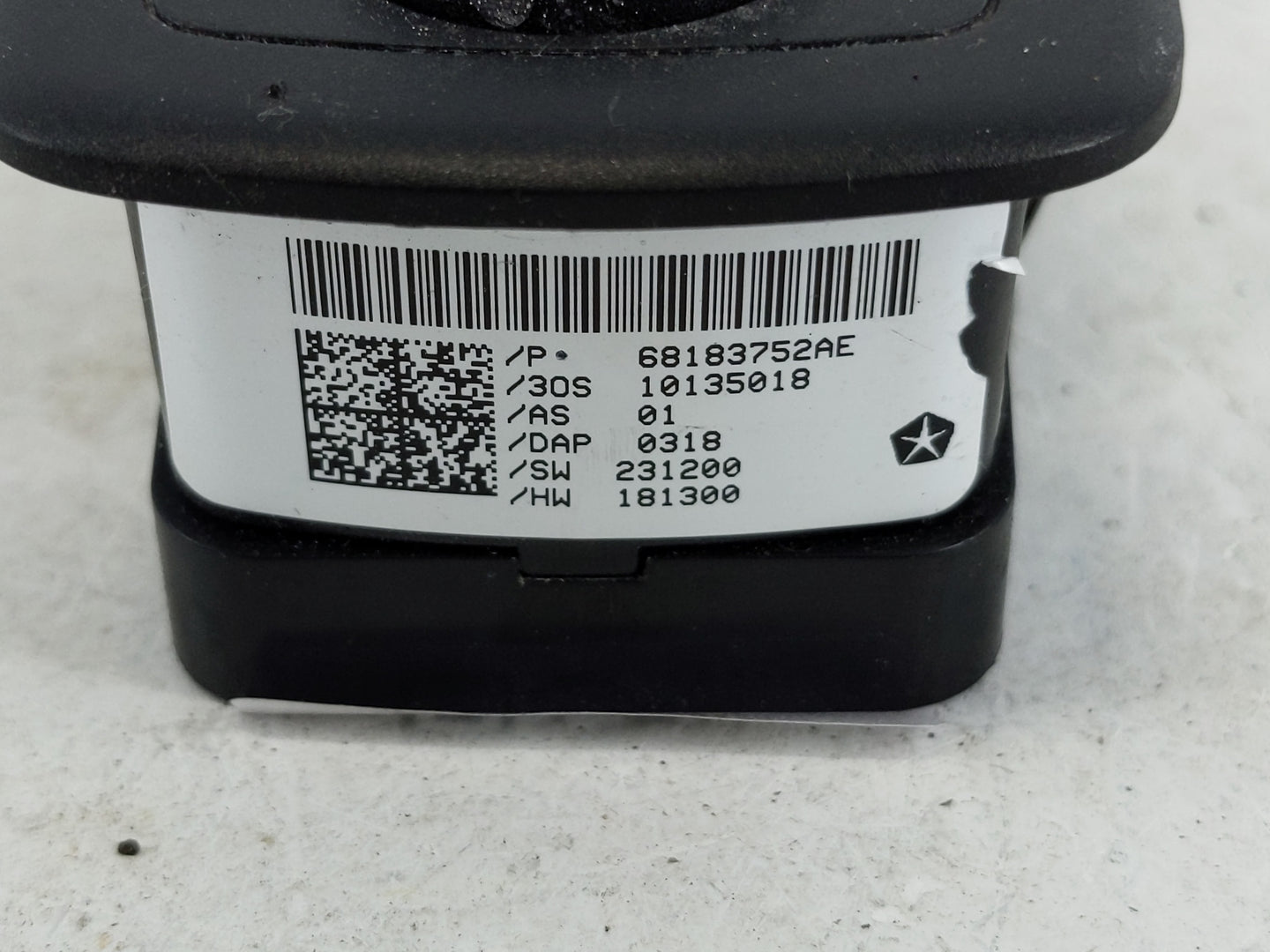 2015-2022 Dodge Challenger Master Power Window Switch Replacement Driver Side Left P/N:68183752AE 68183752AF Fits OEM Used A