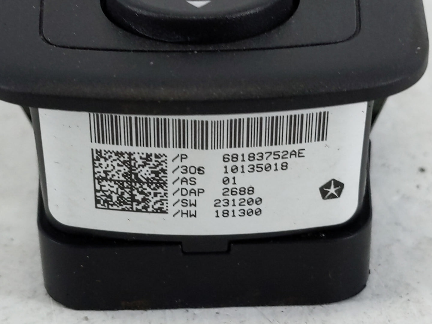 2015-2022 Dodge Challenger Master Power Window Switch Replacement Driver Side Left P/N:68183752AE 68183752AF Fits OEM Used A