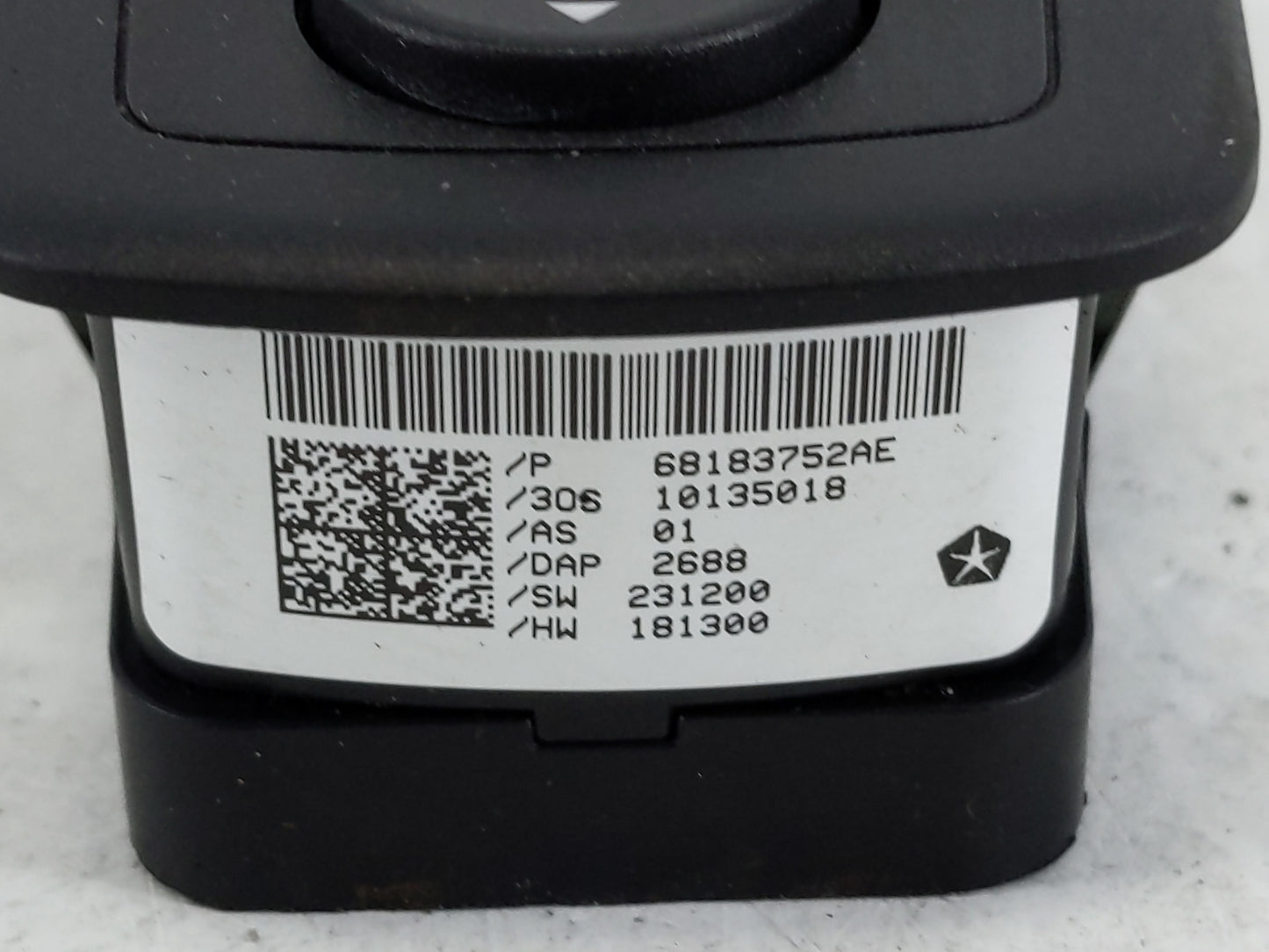 2015-2022 Dodge Challenger Master Power Window Switch Replacement Driver Side Left P/N:68183752AE 68183752AF Fits OEM Used A