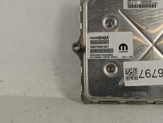2018-2019 Dodge Challenger PCM Engine Control Computer ECU ECM PCU OEM P/N:P68330904AA P68353048AC Fits Fits 2018 2019 OEM Used Auto Parts