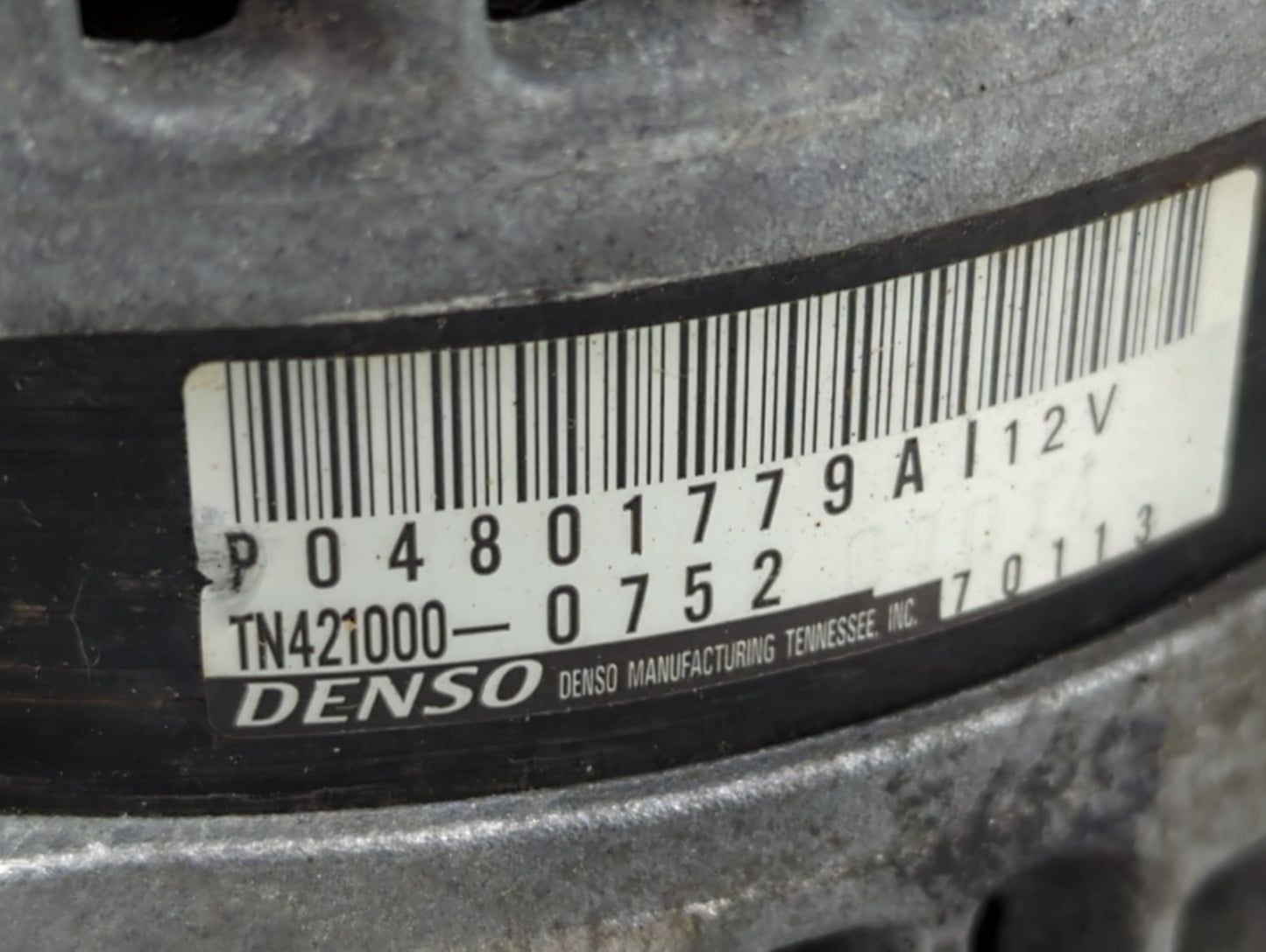 2015-2022 Dodge Challenger Alternator Replacement Generator Charging Assembly Engine OEM P/N:04801779AI Fits OEM Used Auto P