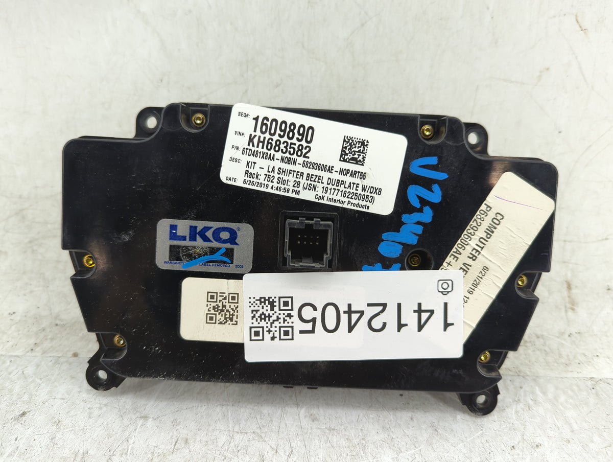 2019 Dodge Challenger Climate Control Module Temperature AC/Heater Replacement P/N:P682936006AE 6TD481X8AA Fits OEM Used Aut