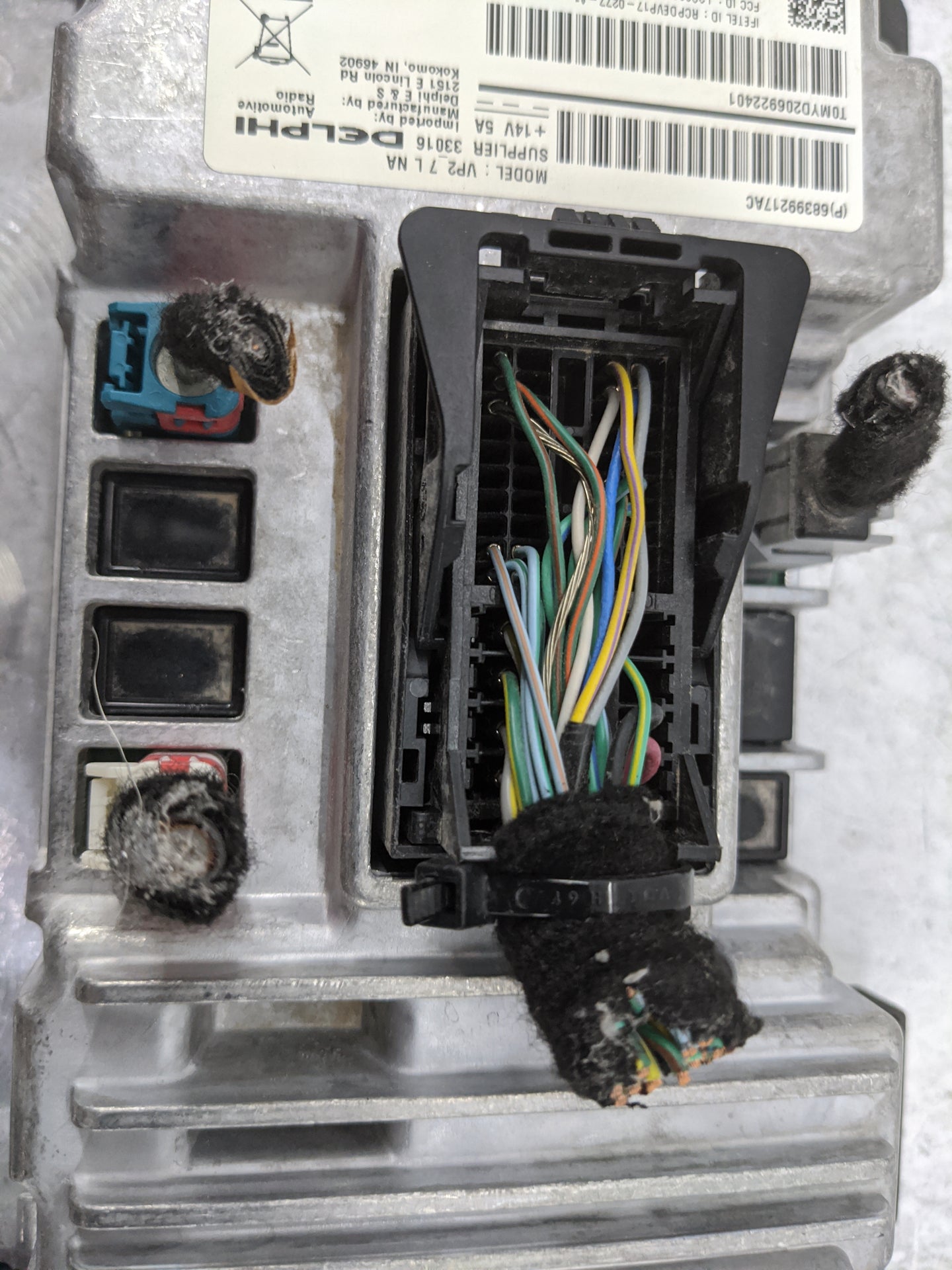 2018-2019 Dodge Challenger Radio AM FM Cd Player Receiver Replacement P/N:68399217AC RCPDEVP17-0277-A1 Fits Fits 2018 2019 O
