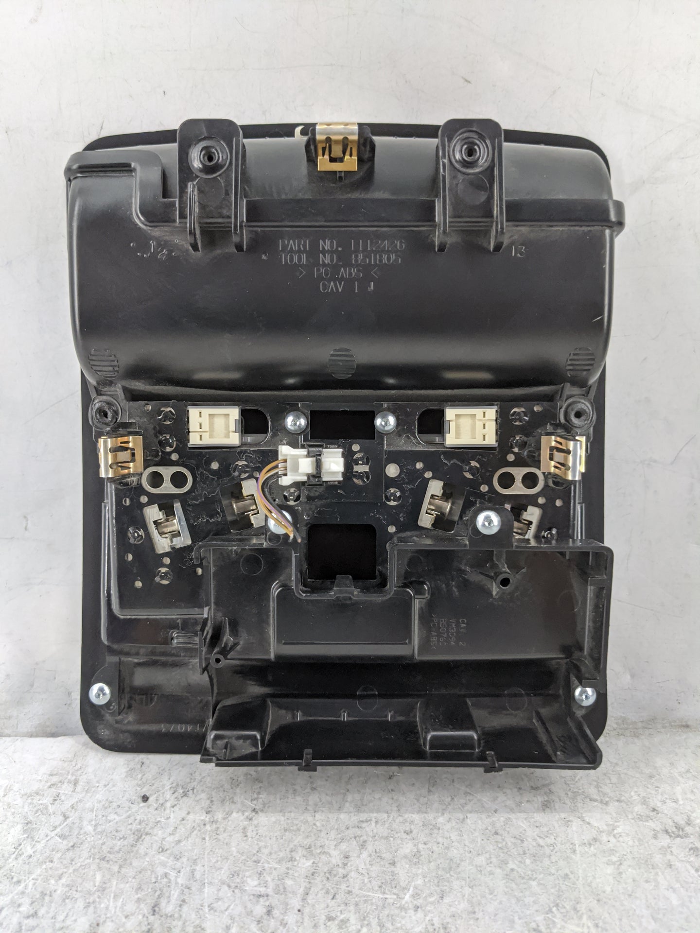 2019 Dodge Challenger Overhead Roof Console Black - Oemusedautoparts1.com