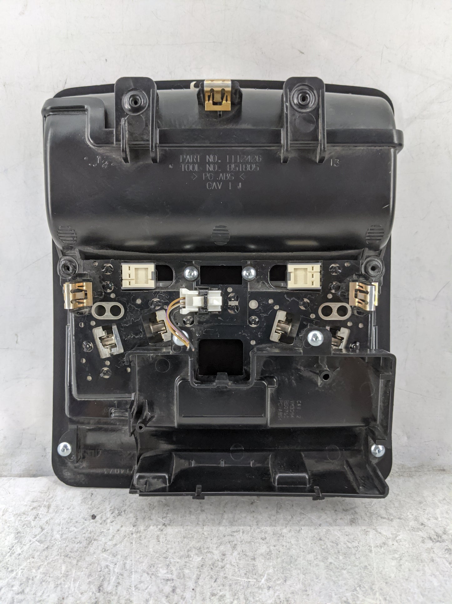 2019 Dodge Challenger Overhead Roof Console Black - Oemusedautoparts1.com