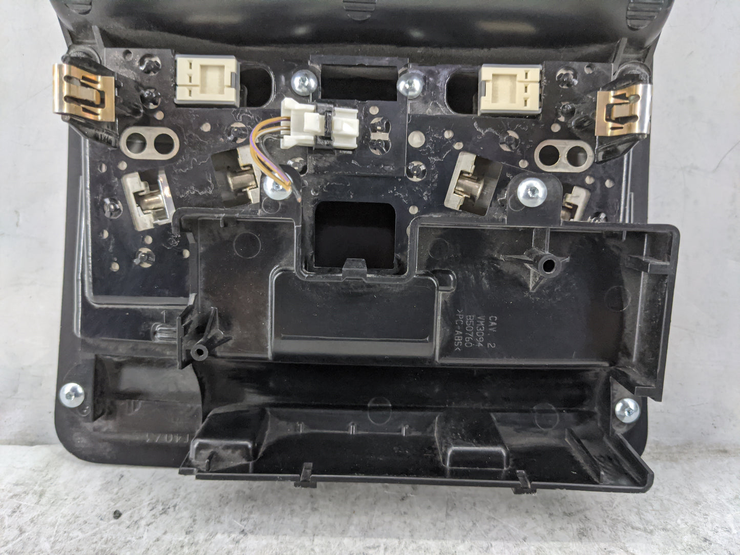 2019 Dodge Challenger Overhead Roof Console Black - Oemusedautoparts1.com