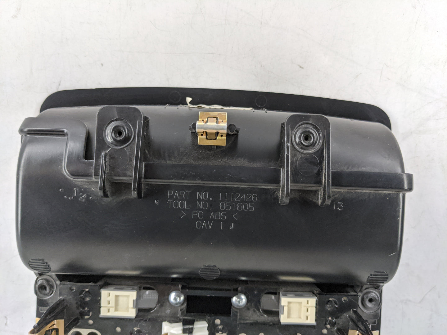 2019 Dodge Challenger Overhead Roof Console Black - Oemusedautoparts1.com