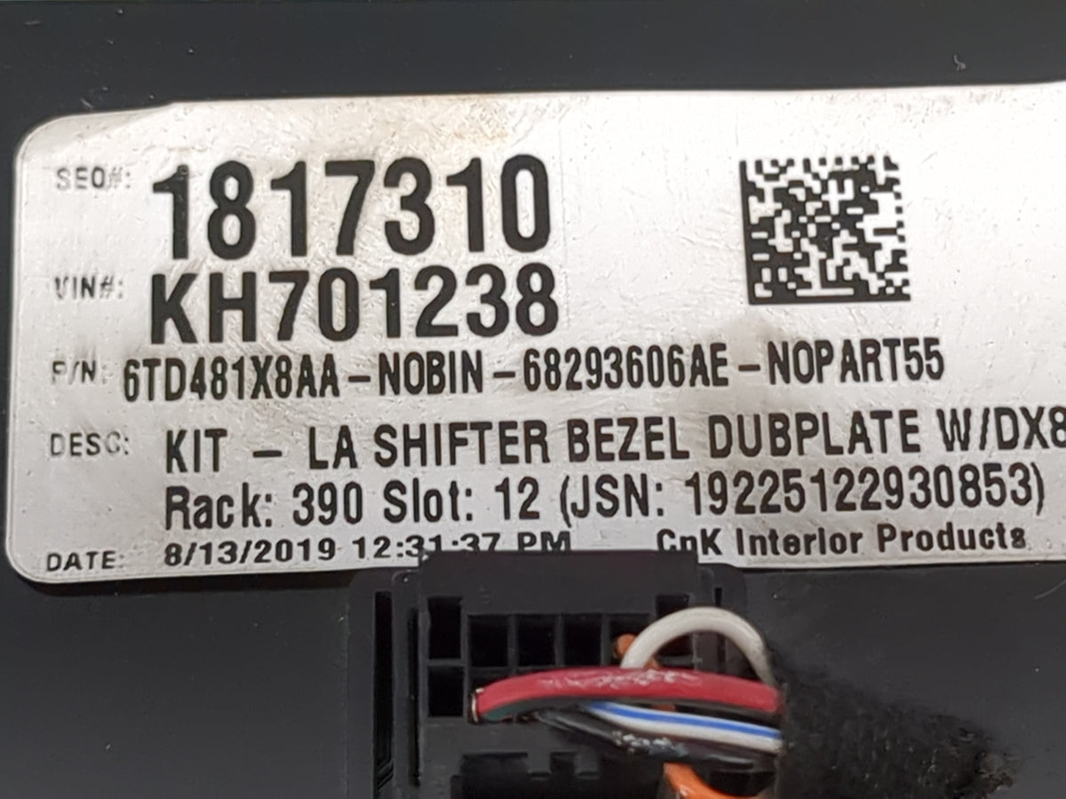 2019 Dodge Challenger Climate Control Module Temperature AC/Heater Replacement P/N:68293606AE 6TD481X8AA, P68293606AE Fits O