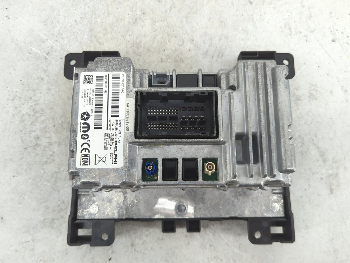 2019 Dodge Challenger Radio AM FM Cd Player Receiver Replacement P/N:P68399217AC VP2_7 L NA, L2C0069TR, 3432A-0069TR Fits OE