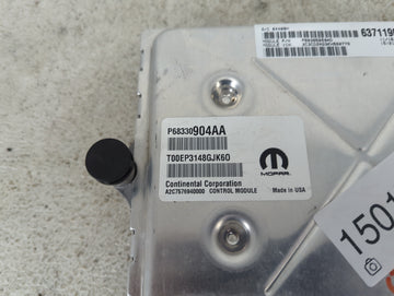 2018-2019 Dodge Challenger PCM Engine Control Computer ECU ECM PCU OEM P/N:P68330904AA T00EP3148GJK6O Fits Fits 2018 2019 OEM Used Auto Parts
