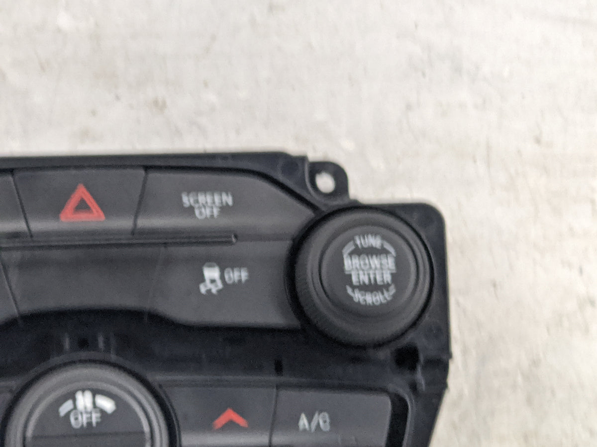 2019 Dodge Challenger Climate Control Module Temperature AC/Heater Replacement P/N:P68293606AE 68293606AE, 6TD481X8AA Fits O