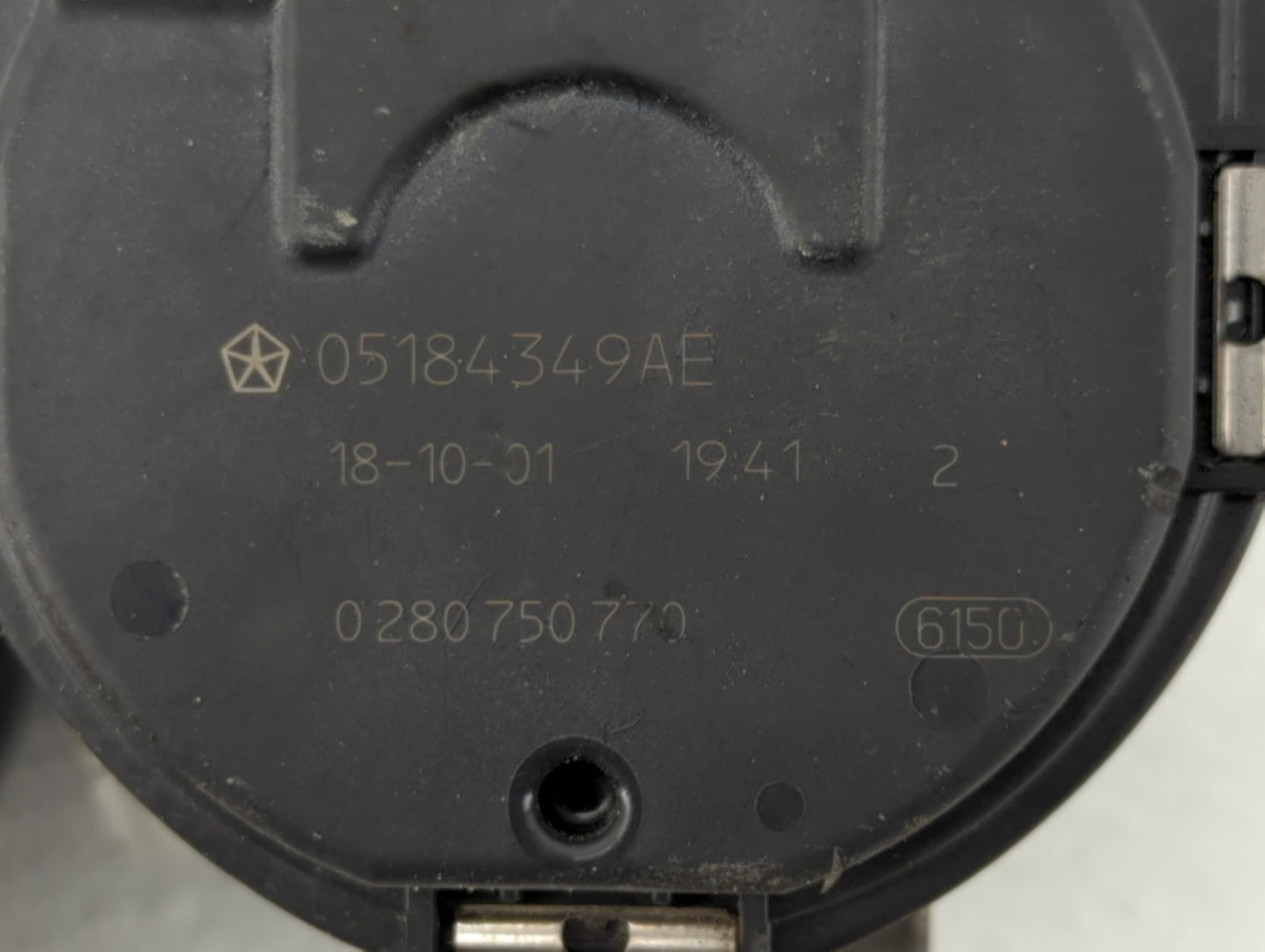 2011-2022 Dodge Challenger Throttle Body P/N:05184349AE 05184349AD Fits OEM Used Auto Parts - Oemusedautoparts1.com