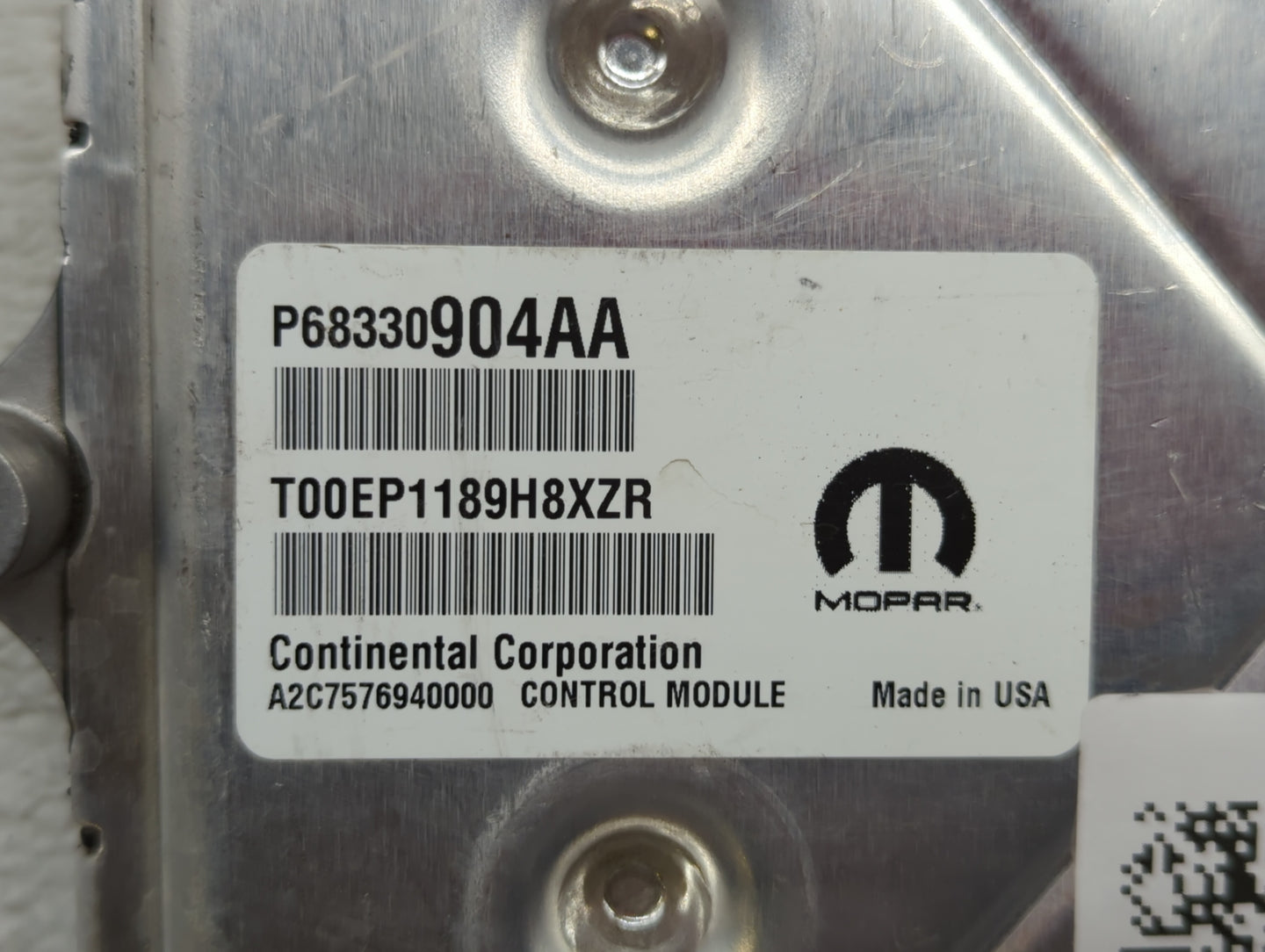 2019 Dodge Challenger PCM Engine Control Computer ECU ECM PCU OEM P/N:P68330904AA P68395663AD, P68353058AD Fits Fits 2018 OE