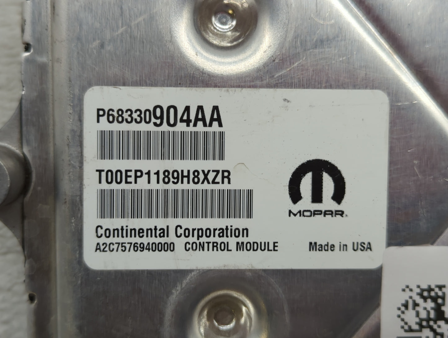 2019 Dodge Challenger PCM Engine Control Computer ECU ECM PCU OEM P/N:P68330904AA P68395663AD, P68353058AD Fits Fits 2018 OE