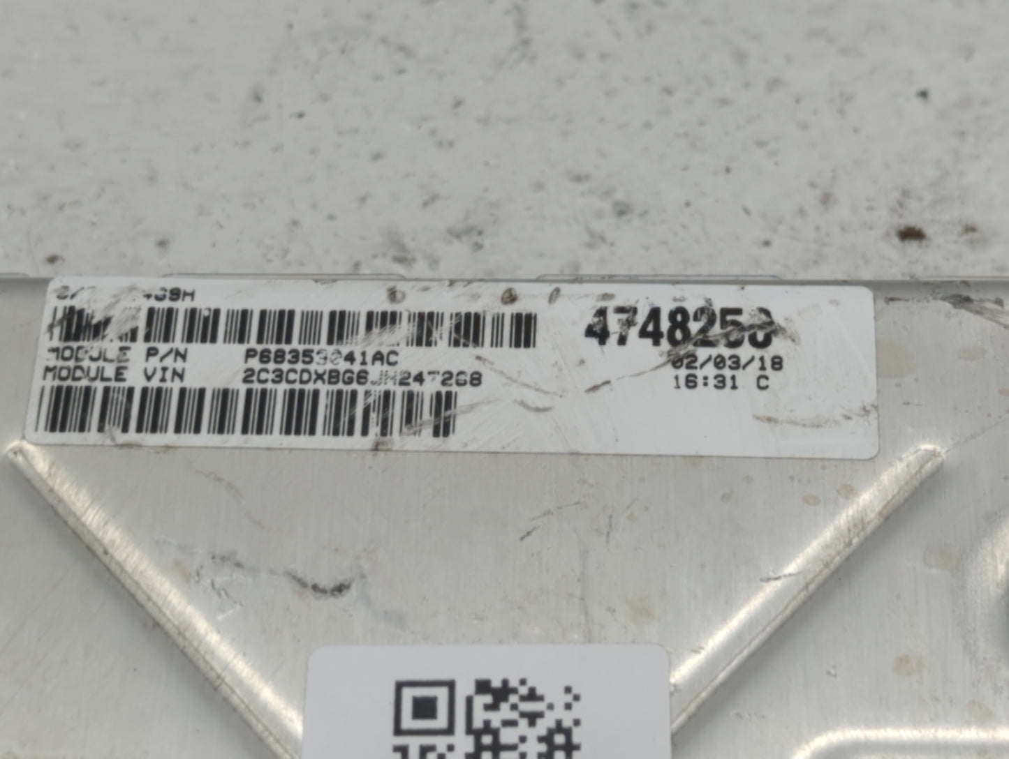 2018-2019 Dodge Challenger PCM Engine Control Computer ECU ECM PCU OEM P/N:P68330904AA P68395663AD Fits Fits 2018 2019 OEM U