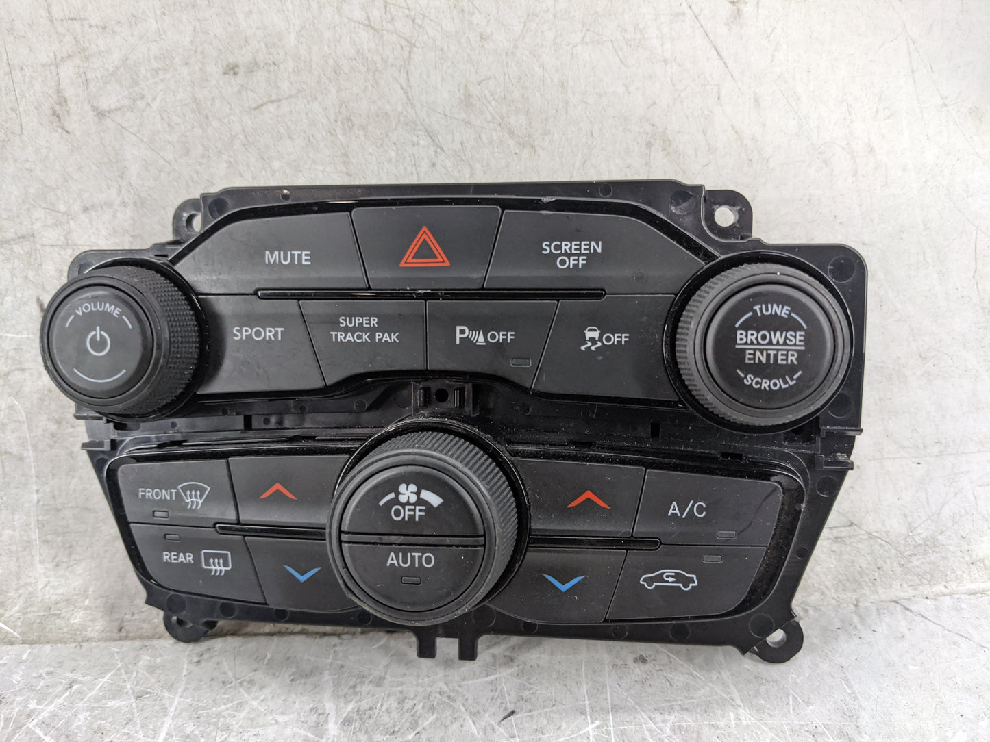 2019 Dodge Challenger Climate Control Module Temperature AC/Heater Replacement P/N:P68293608AE 68293608AE, 6TD481X8AA Fits O
