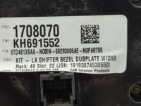 2019-2022 Dodge Challenger Climate Control Module Temperature AC/Heater Replacement P/N:1708070 Fits Fits 2019 2020 2021 202
