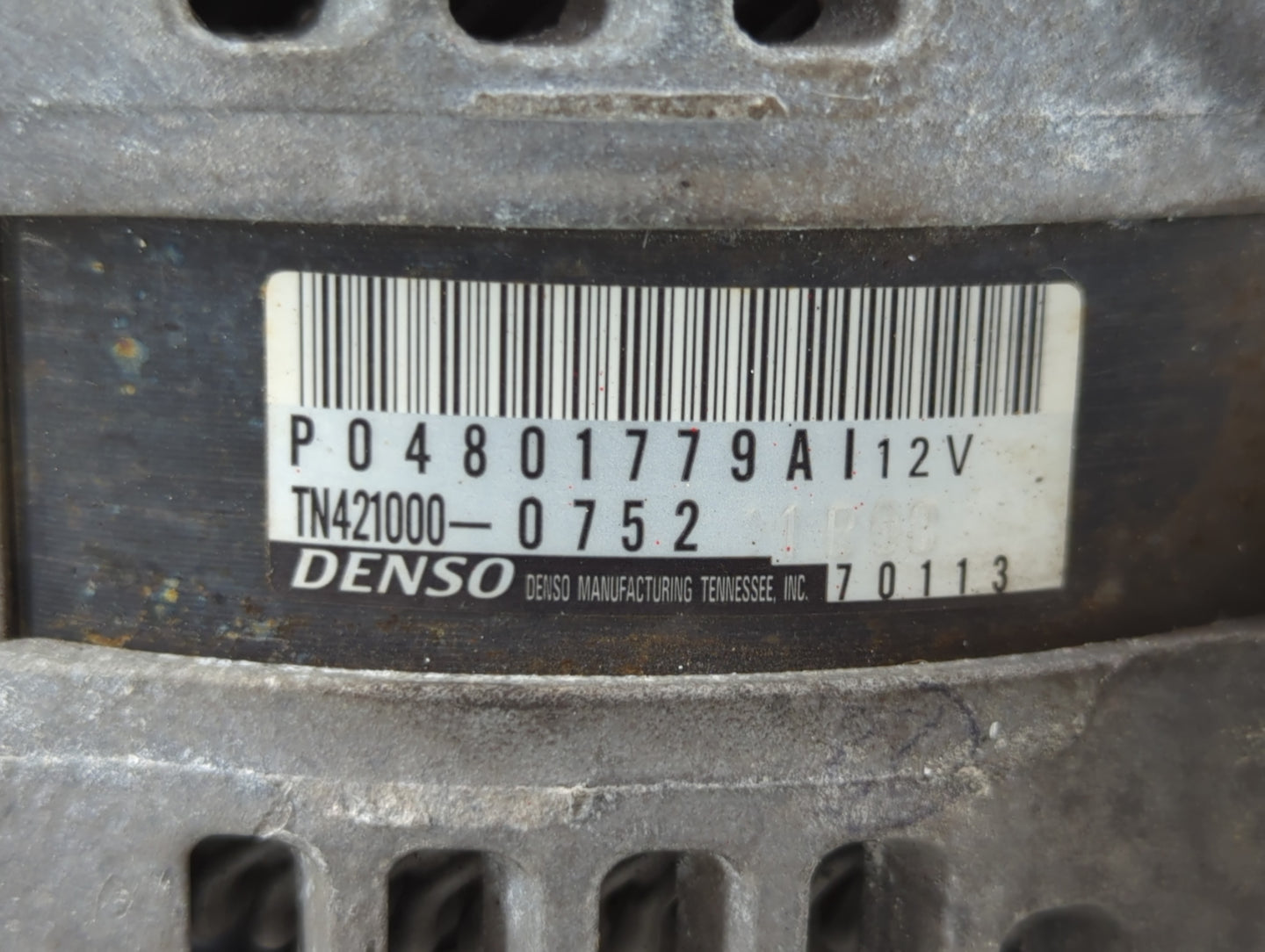 2011-2022 Dodge Challenger Alternator Replacement Generator Charging Assembly Engine OEM P/N:P04801779AI Fits OEM Used Auto 