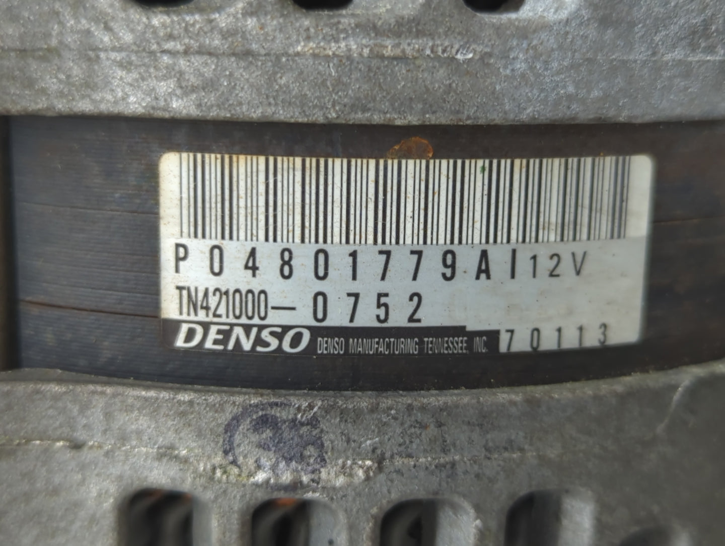 2011-2022 Dodge Challenger Alternator Replacement Generator Charging Assembly Engine OEM P/N:T421000-0752 P04801779AI Fits O