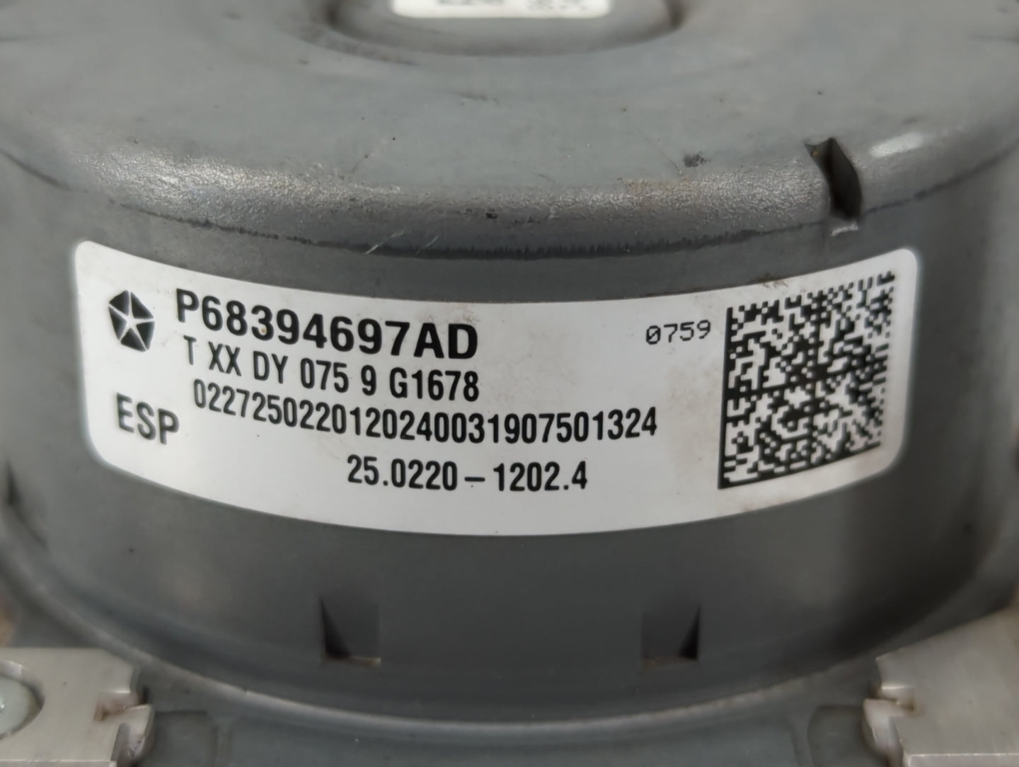 2018-2022 Dodge Challenger ABS Pump Control Module Replacement P/N:P68394697AD Fits Fits 2018 2019 2020 2021 2022 OEM Used A