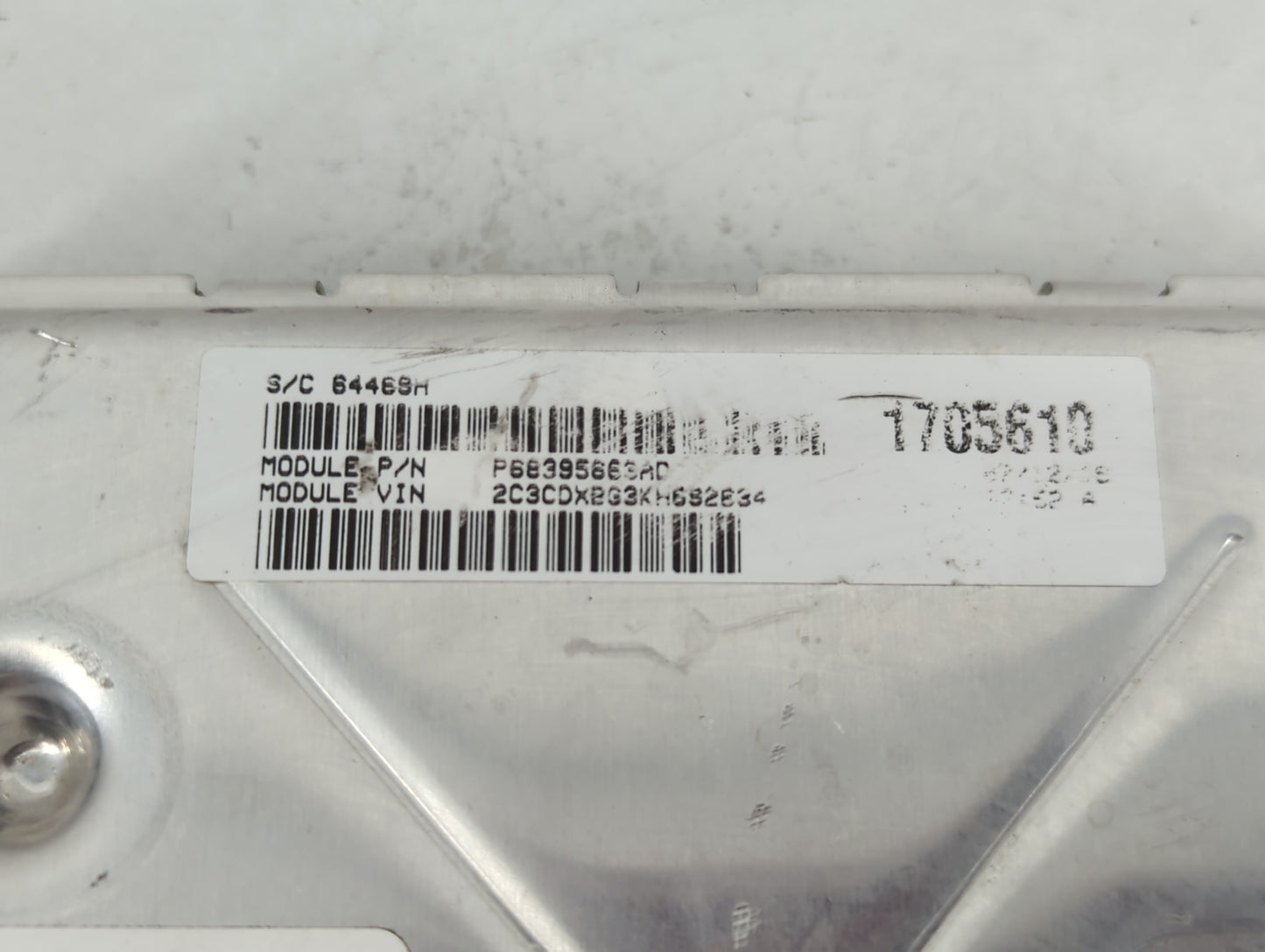 2018-2019 Dodge Charger PCM Engine Control Computer ECU ECM PCU OEM P/N:P68330904AA P68353048AC Fits Fits 2018 2019 OEM Used