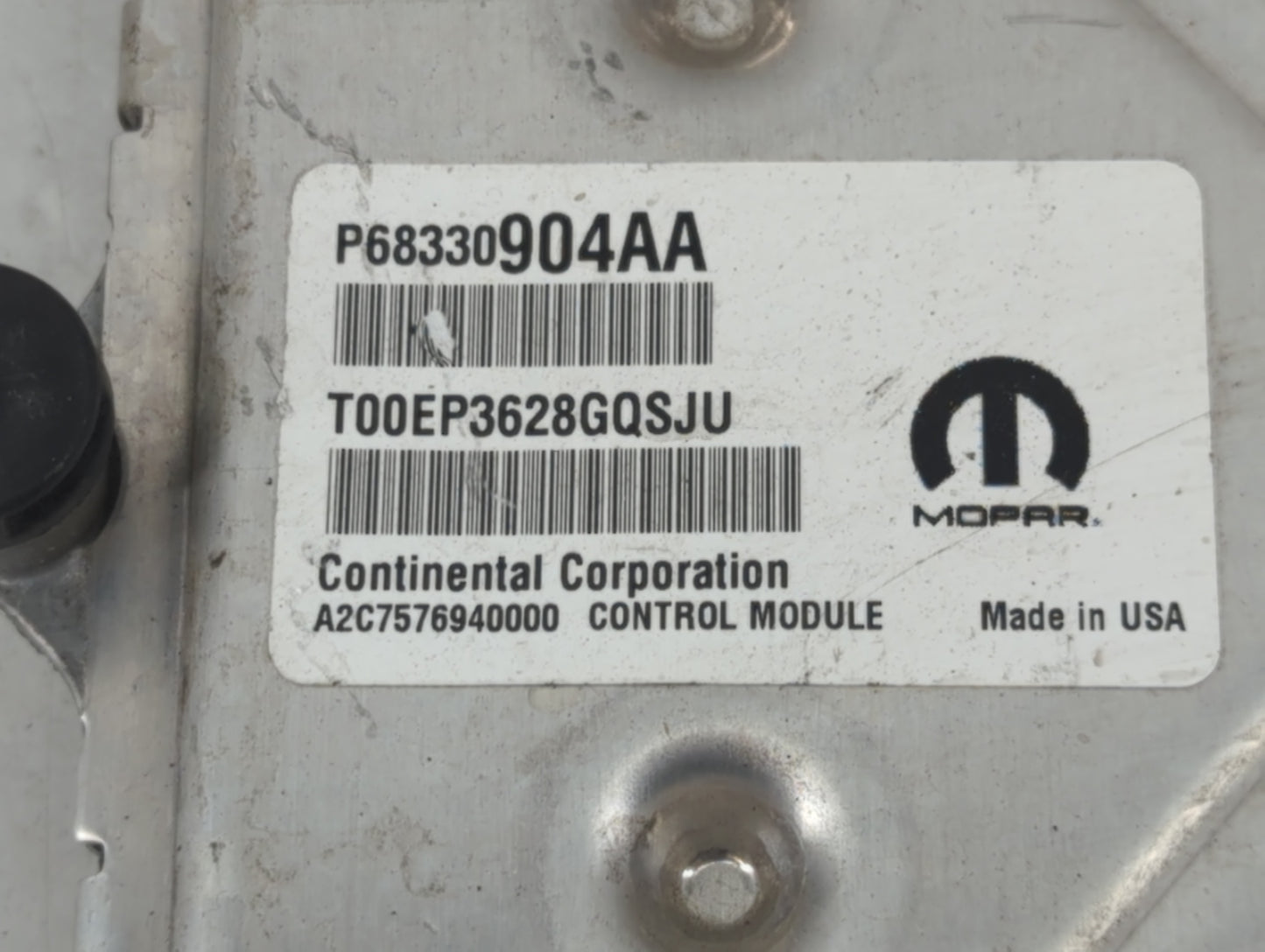 2018-2019 Dodge Charger PCM Engine Control Computer ECU ECM PCU OEM P/N:P68330904AA P68353048AC Fits Fits 2018 2019 OEM Used