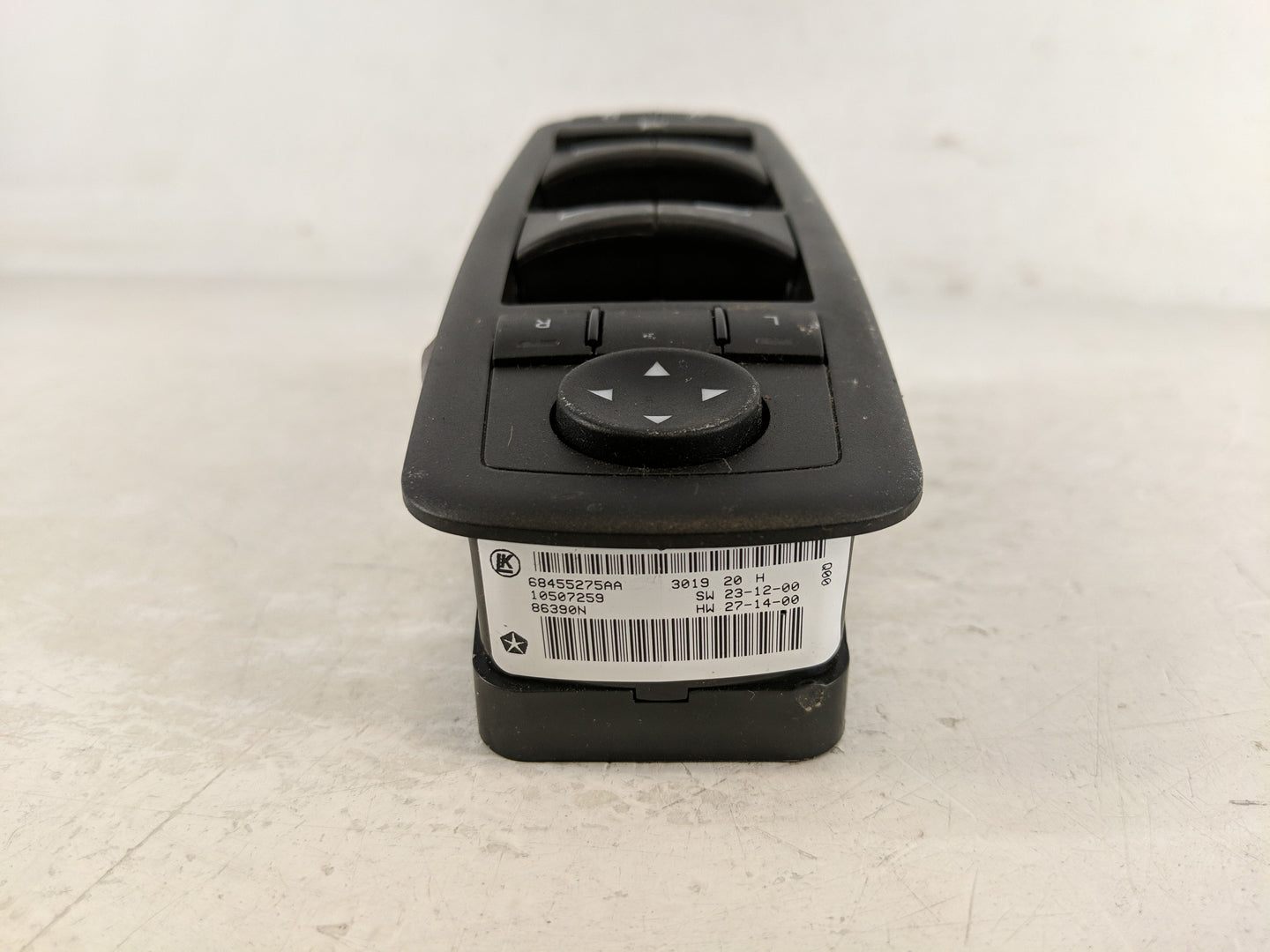 2015-2019 Dodge Charger Master Power Window Switch Replacement Driver Side Left P/N:68455275AA Fits OEM Used Auto Parts - Oe