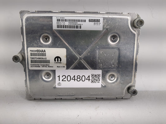 2018-2019 Dodge Charger PCM Engine Control Computer ECU ECM PCU OEM P/N:P68330904AA Fits Fits 2018 2019 OEM Used Auto Parts 