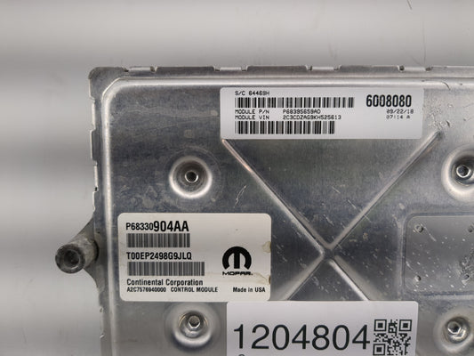 2018-2019 Dodge Charger PCM Engine Control Computer ECU ECM PCU OEM P/N:P68330904AA Fits Fits 2018 2019 OEM Used Auto Parts