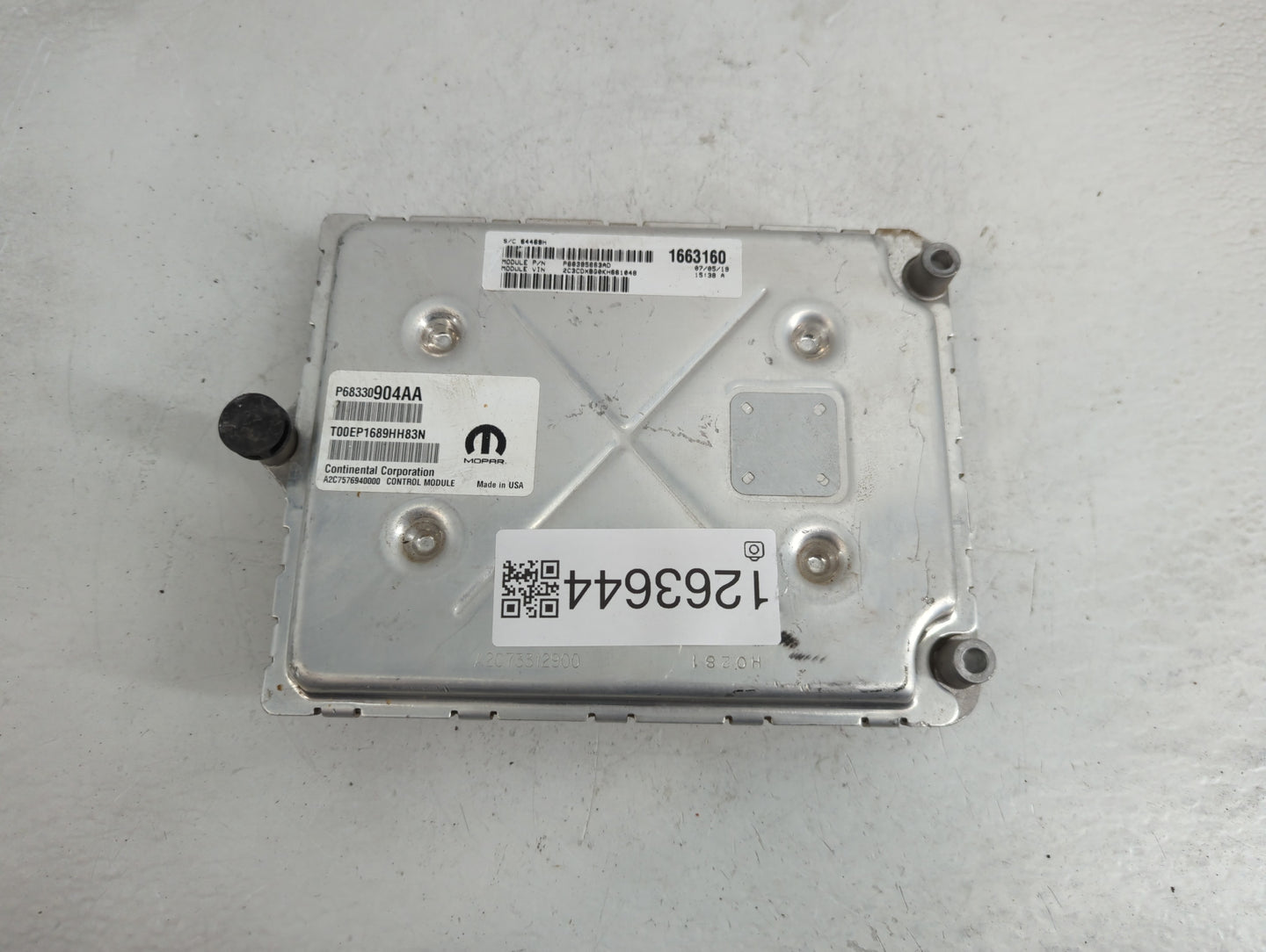 2018-2019 Dodge Charger PCM Engine Control Computer ECU ECM PCU OEM P/N:P68330904AA Fits Fits 2018 2019 OEM Used Auto Parts 