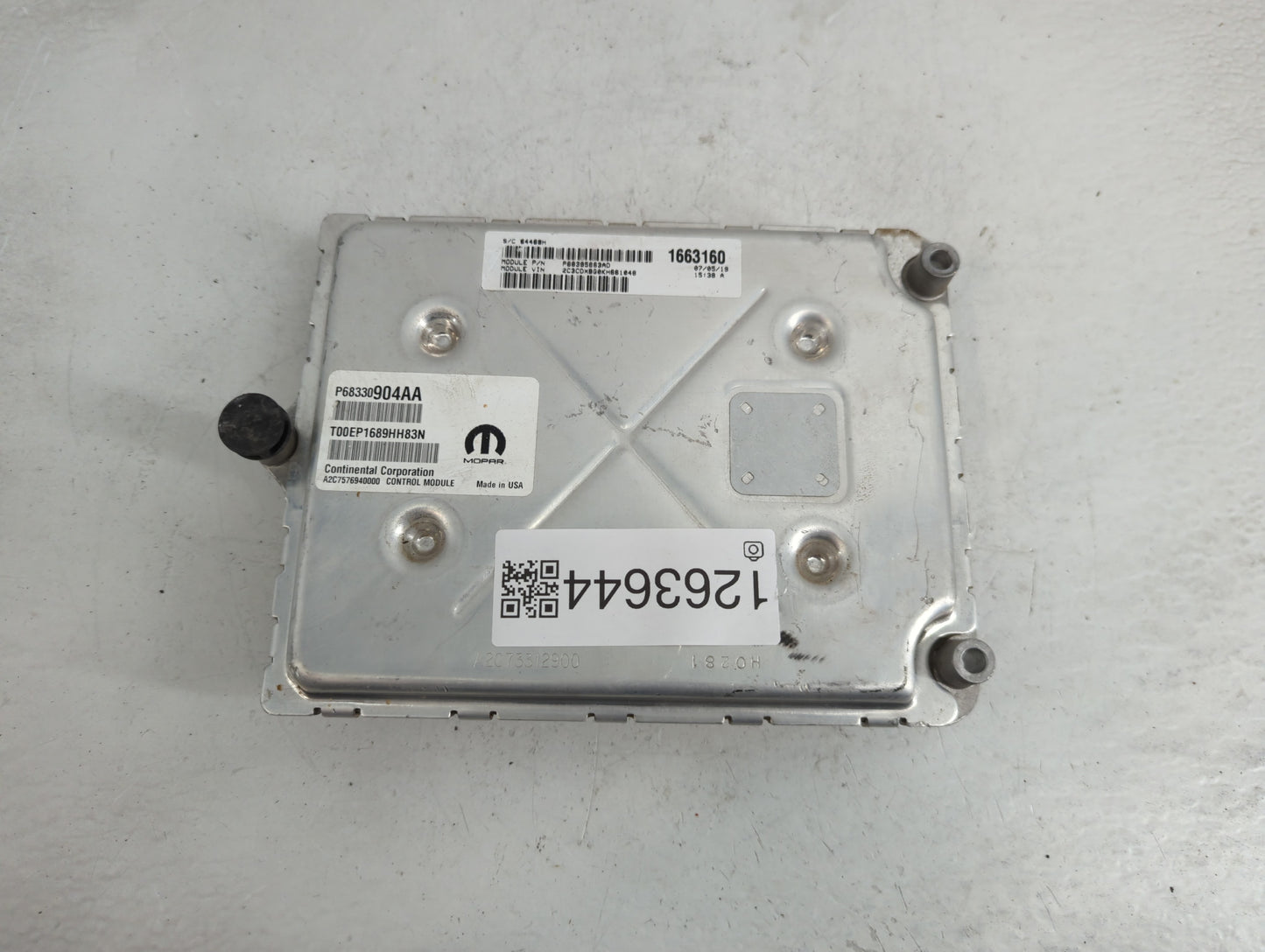 2018-2019 Dodge Charger PCM Engine Control Computer ECU ECM PCU OEM P/N:P68330904AA Fits Fits 2018 2019 OEM Used Auto Parts 