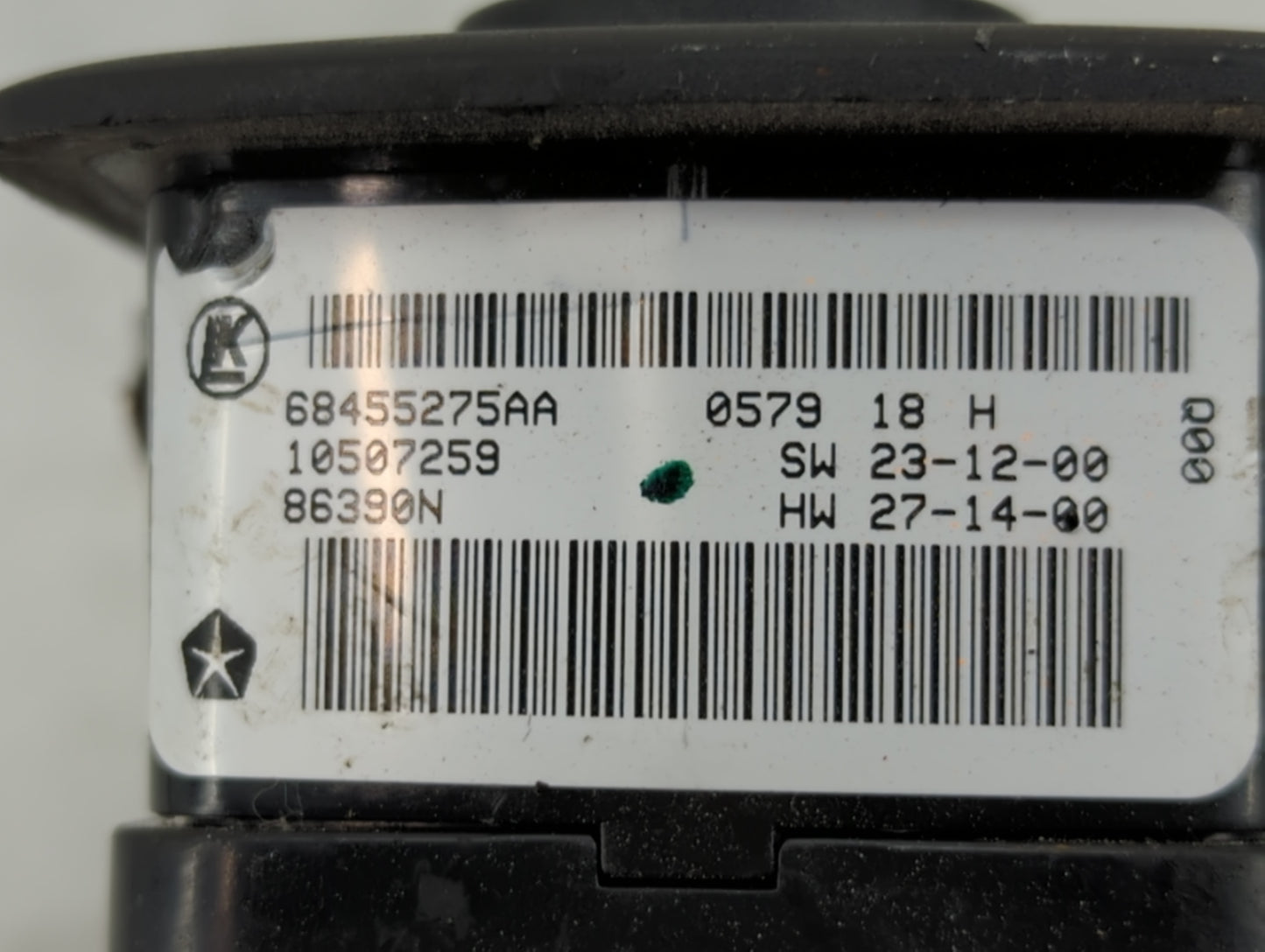 2015-2019 Dodge Charger Master Power Window Switch Replacement Driver Side Left P/N:10507259 68455275AA Fits OEM Used Auto P