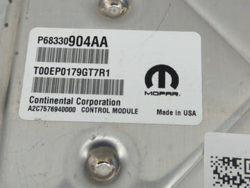 2018-2019 Dodge Charger PCM Engine Control Computer ECU ECM PCU OEM P/N:P68395662AD P68330904AA Fits Fits 2018 2019 OEM Used Auto Parts
