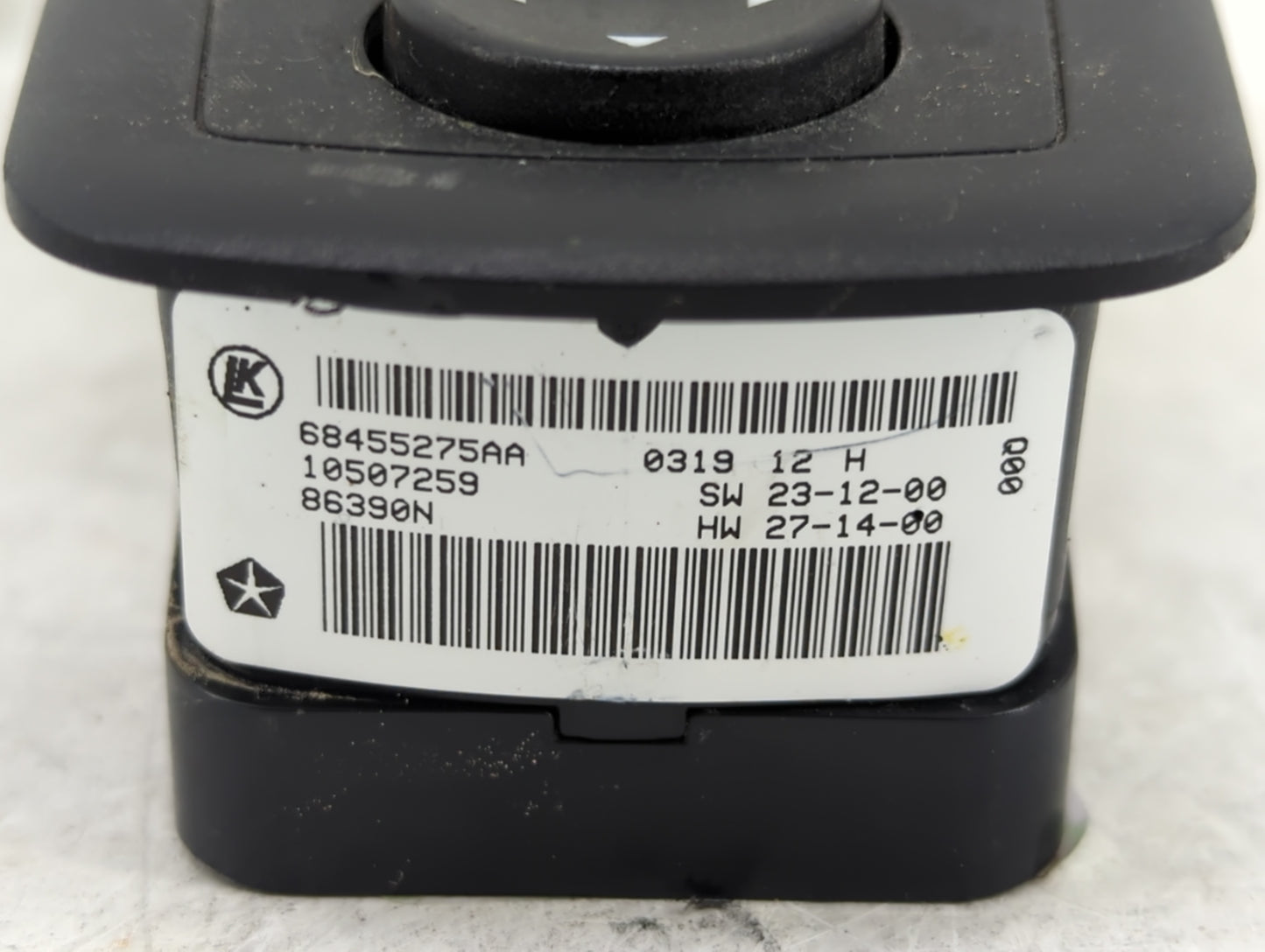 2015-2019 Dodge Charger Master Power Window Switch Replacement Driver Side Left P/N:10507259 68455275AA Fits OEM Used Auto P