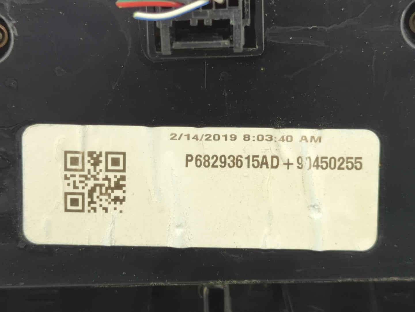 2017-2022 Dodge Charger Climate Control Module Temperature AC/Heater Replacement P/N:68293615AD Fits OEM Used Auto Parts - O