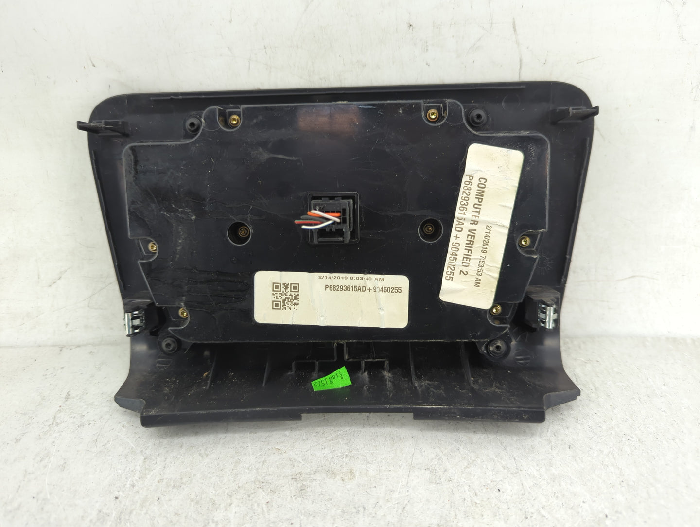 2017-2022 Dodge Charger Climate Control Module Temperature AC/Heater Replacement P/N:68293615AD Fits OEM Used Auto Parts - O
