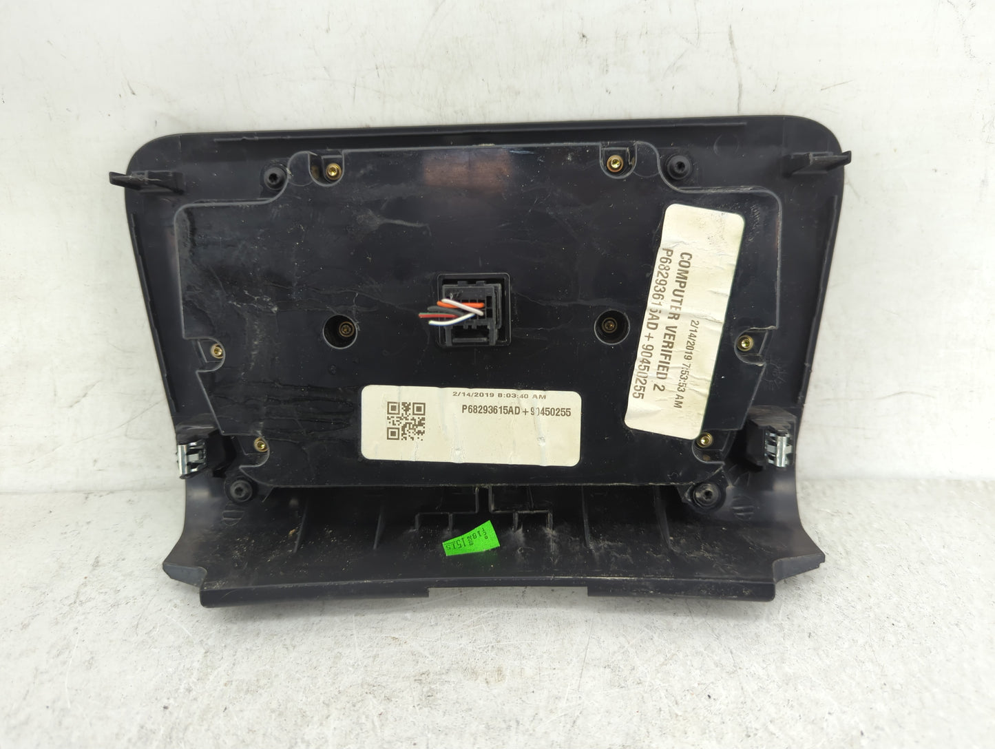 2017-2022 Dodge Charger Climate Control Module Temperature AC/Heater Replacement P/N:68293615AD Fits OEM Used Auto Parts - O