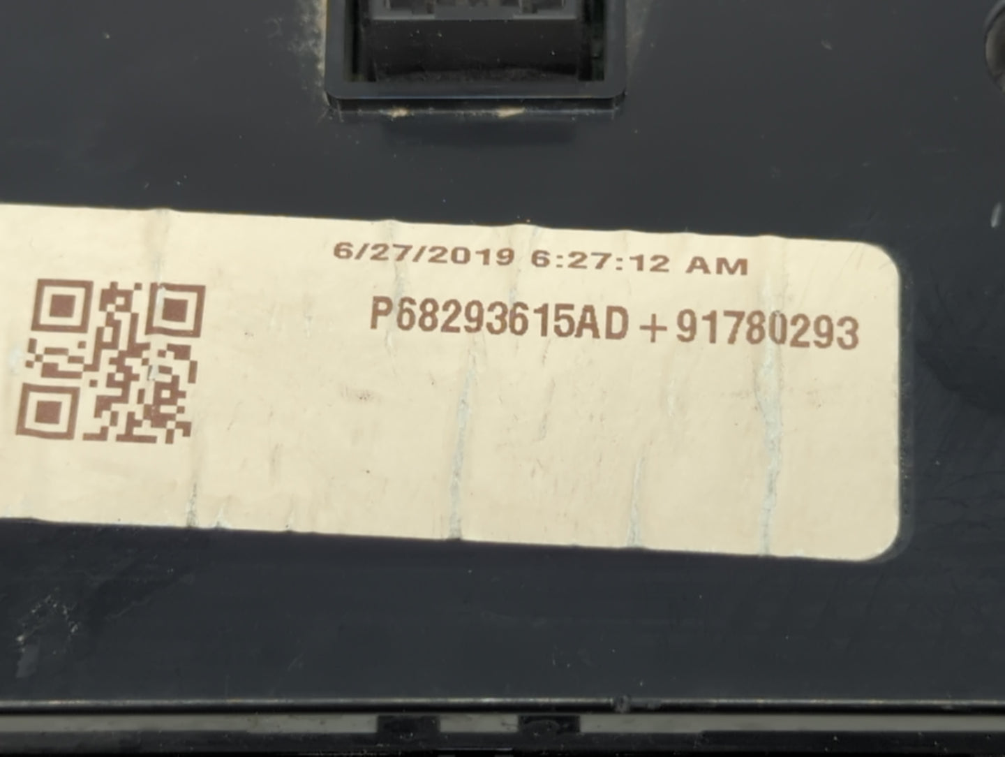 2017-2021 Dodge Charger Climate Control Module Temperature AC/Heater Replacement P/N:68293615AD Fits Fits 2017 2018 2019 202