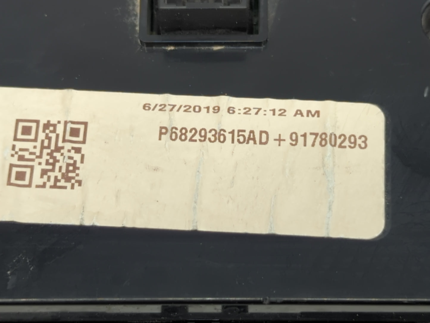 2017-2021 Dodge Charger Climate Control Module Temperature AC/Heater Replacement P/N:68293615AD Fits Fits 2017 2018 2019 202