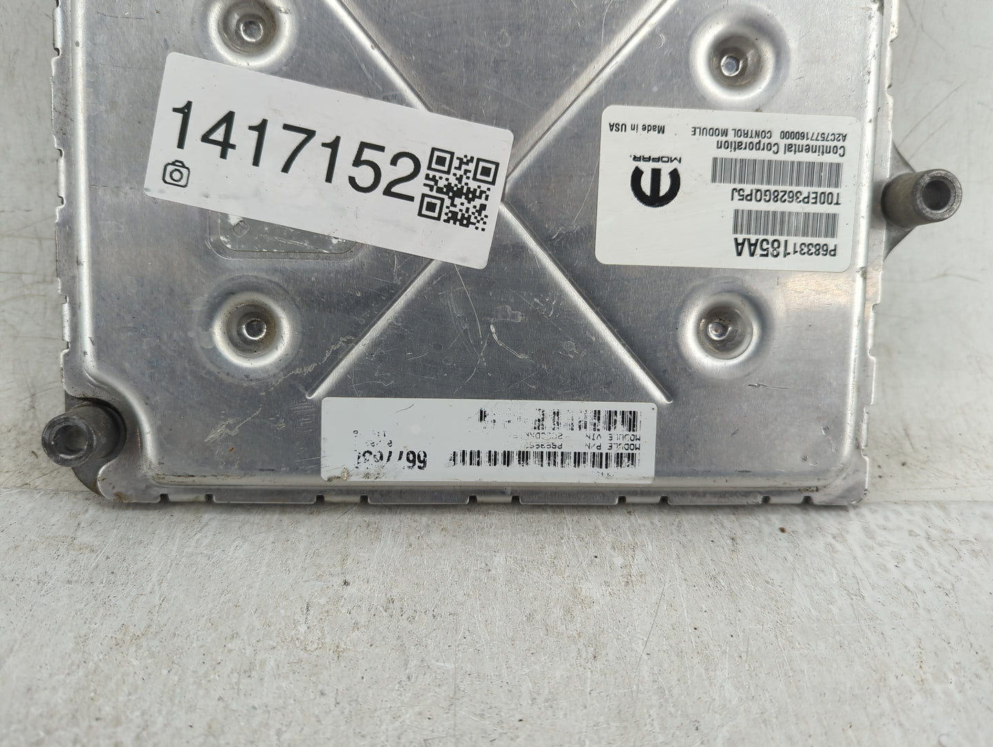 2018-2019 Dodge Charger PCM Engine Control Computer ECU ECM PCU OEM P/N:P68331185AA Fits Fits 2018 2019 OEM Used Auto Parts 