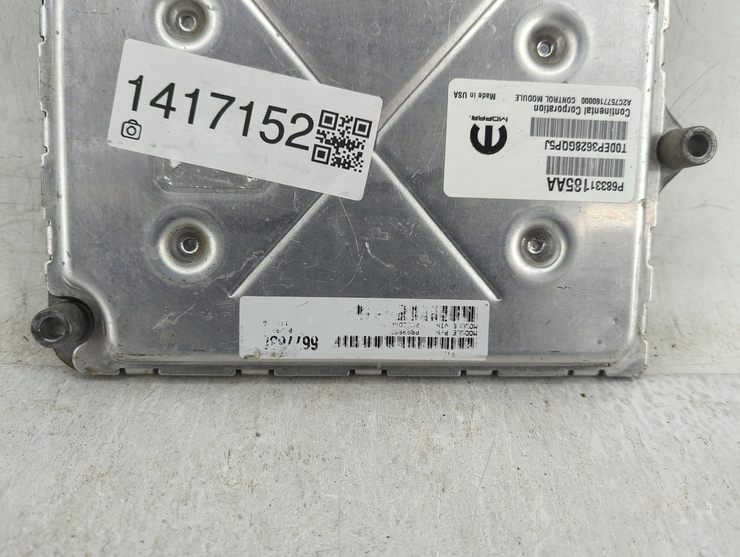 2018-2019 Dodge Charger PCM Engine Control Computer ECU ECM PCU OEM P/N:P68331185AA Fits Fits 2018 2019 OEM Used Auto Parts 