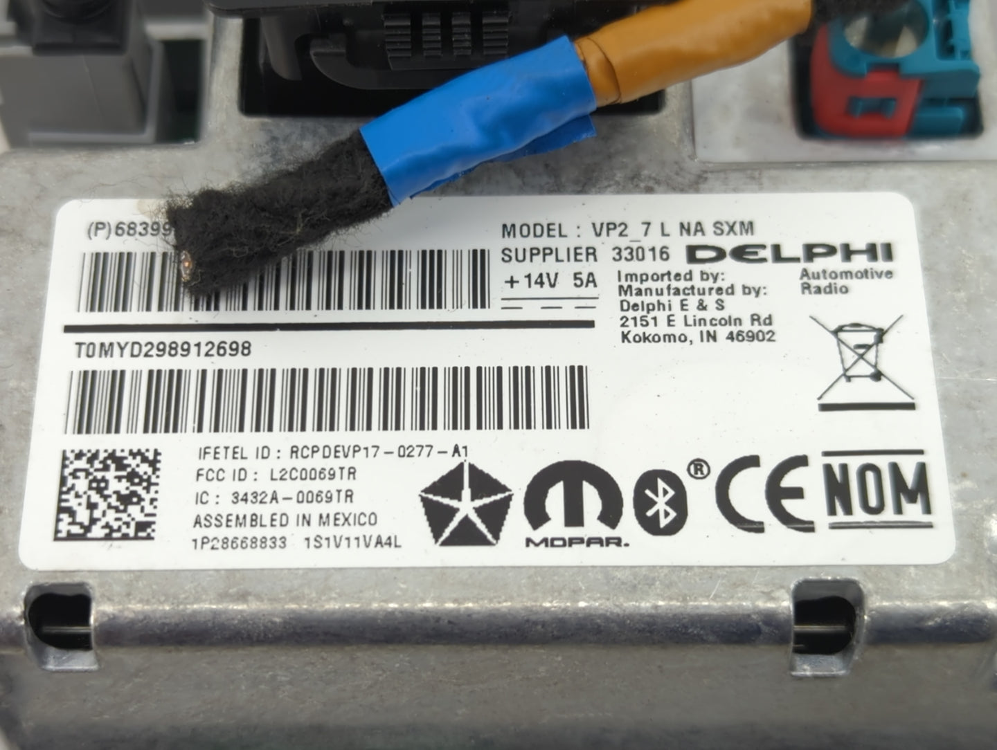 2019 Dodge Charger Information Display Screen - Oemusedautoparts1.com